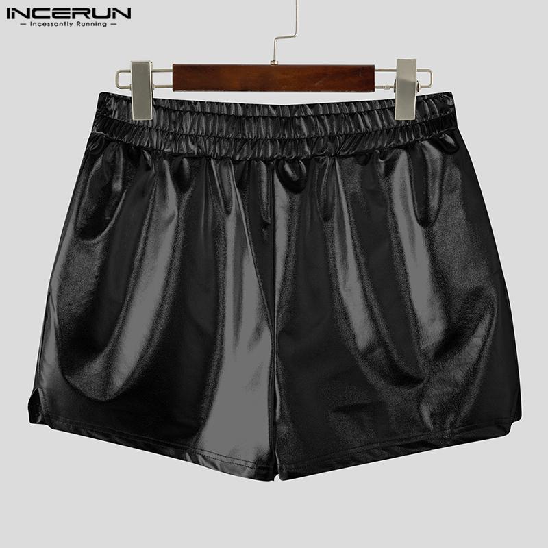 INCERUN Herren Damen Hotpants Elastischer Bund Glitzer Rückenausschnitt Partyhose