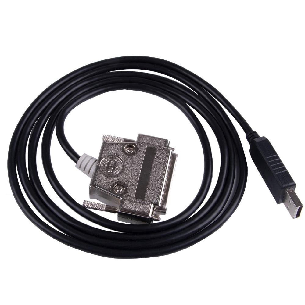 FTDI Chip Usb To RS232 25 Pin DB25 Male Connector Serial Adapter Cable CNC Controls Programming Cable Compatib