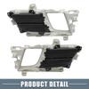 ABSOPRO Front Left and Right Side Fog Light Grille Cover Part Number Compatible with Mazda Silver 1 Pair Trim, GS3M50C10J, 6, 2009-2010, Tone,