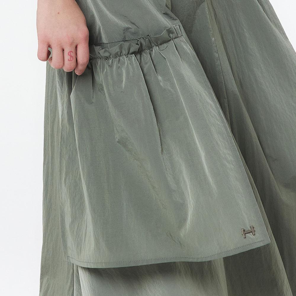 OFFROAD Women'S Asymmetrical Out-Pocket Skirt (Ash Olive)_5L41811