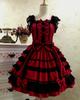 Girls Lace Punk Sexy Woman Clothing Lolita Victorian Corset Black Gothic Dress