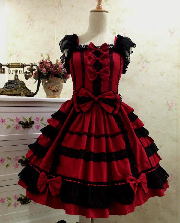 Girls Lace Punk Sexy Woman Clothing Lolita Victorian Corset Black Gothic Dress
