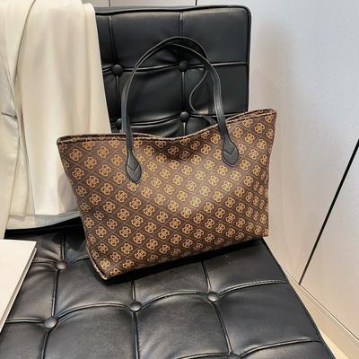 Commuter Bag Women's Bag New High-value Printed Tote Bag Large-capacity Versatile Fashion Premium Shoulder Bag
