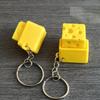 Zabawny Breloczek do Kluczy Ser Klawiatura Odstresowujący Przycisk Fidget Nakładka na Klawisz Ser Fidget Clicker Breloczek Breloczek do Klawiatury Zabawki na Palce