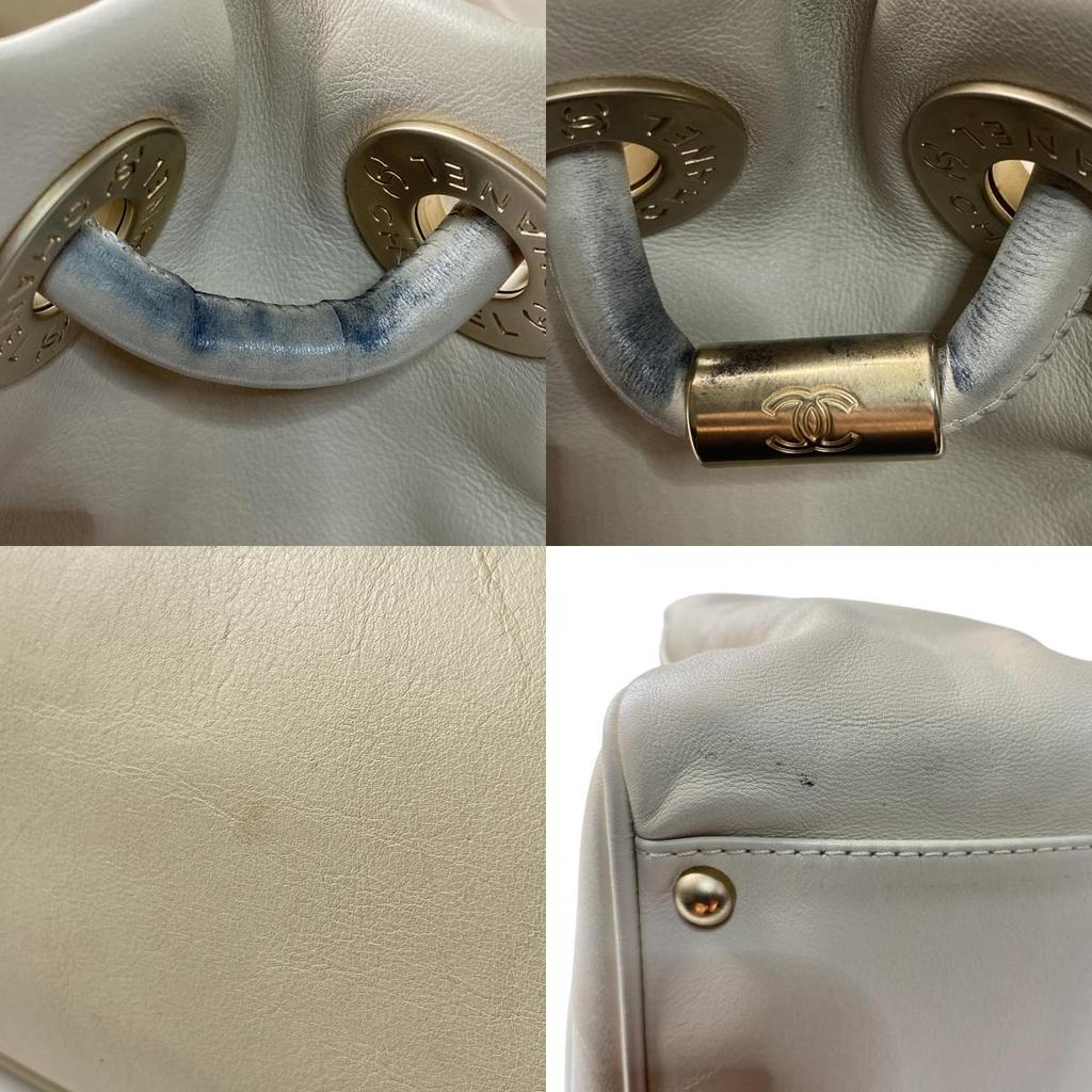 Used CHANELTote Bag Ivory leather Women