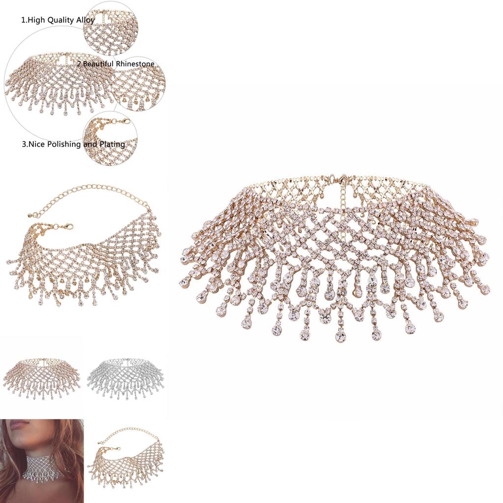 Women Waterstone Pendant Necklace With Water Wave Chain For Fashion Casual Wear