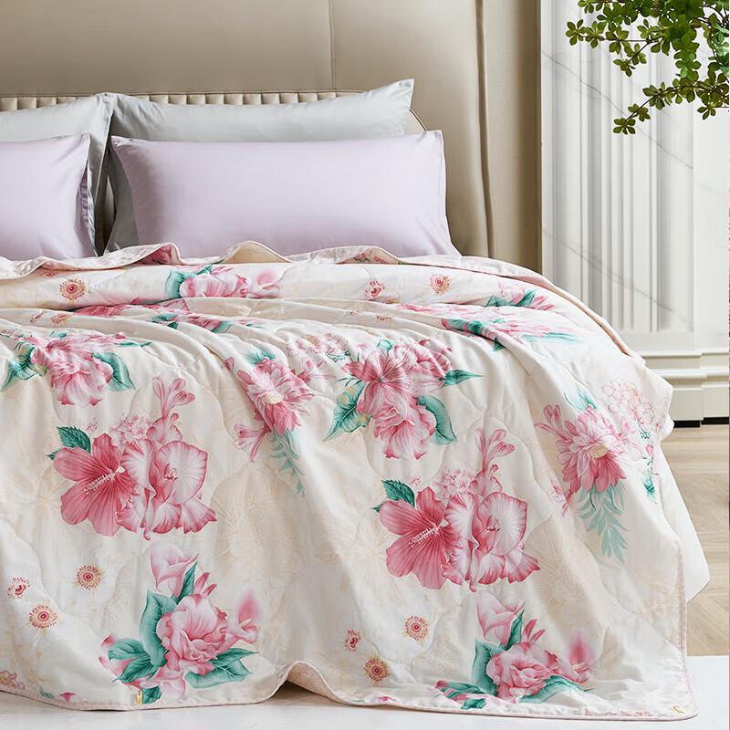 

FUANNA Seven-Hole Anti-Bacterial Summer Comforter - Moonlit Azure