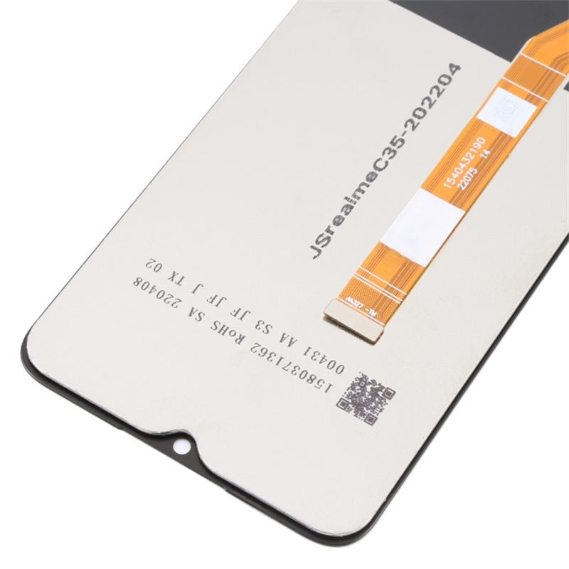 

Запчастина для ремонту РК-екрану та дігітайзера Realme C35 4G/Narzo 50A Prime Grade C (без логотипу) Type A