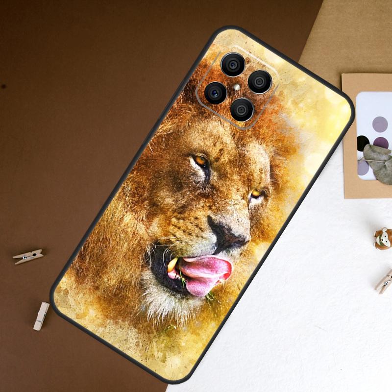 

Ferocious Lion Case For Honor Magic 5 Lite Magic 6 Pro 50 70 90 X6 X7 X8 X9 8X X7a X6a X8a X9a X9b Cover Honor Magic6 Lite