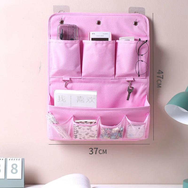Hanging Bedside Hanging Pocket Storage Bag Bedroom Magazine Storage Pouch Diaper Caddy Toy Holder Baby Tissue Box Home Organizer