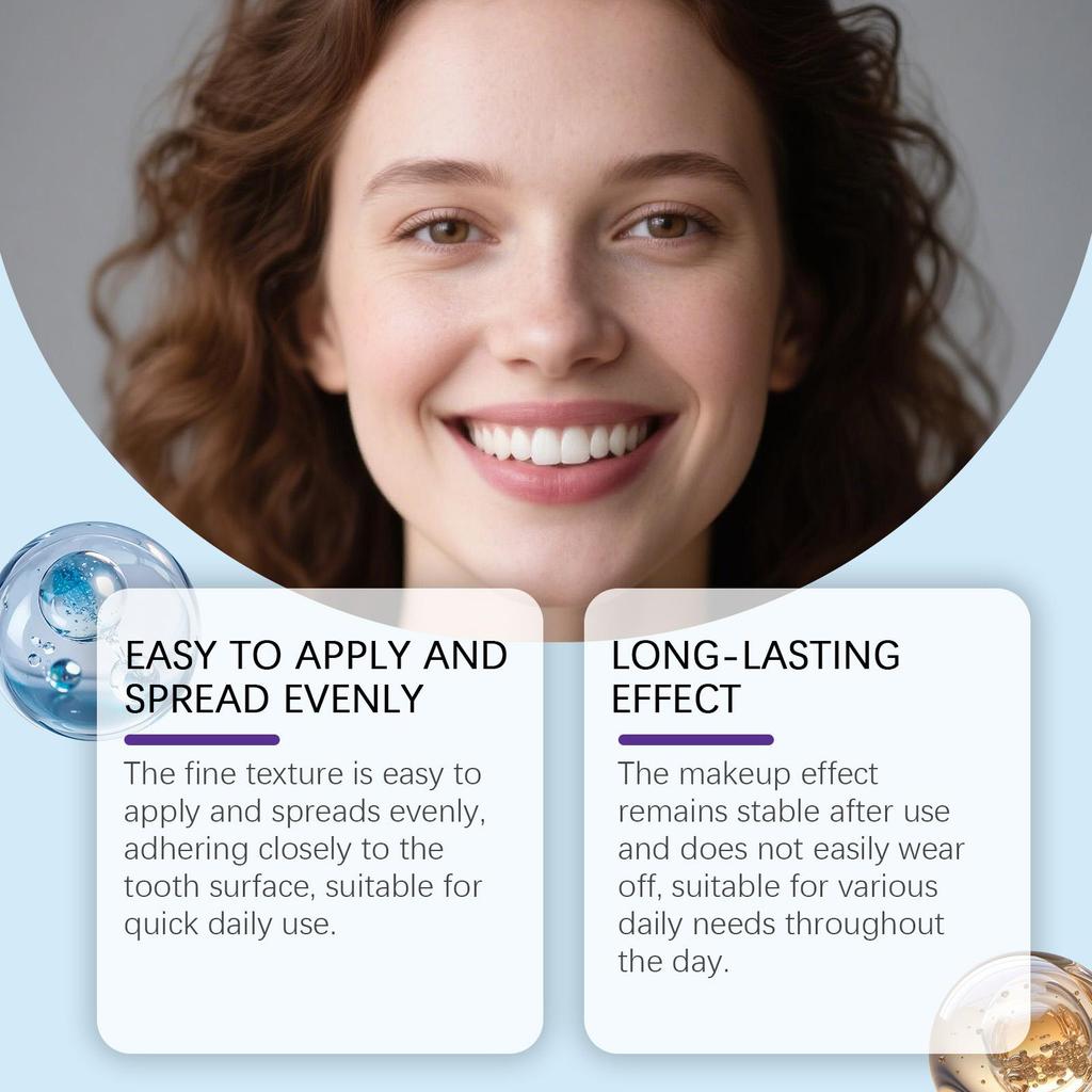 Tandvårdsmålning, munrengöring, tandfläckar, blekning av tandytan, vård av naturlig lyster och renhet