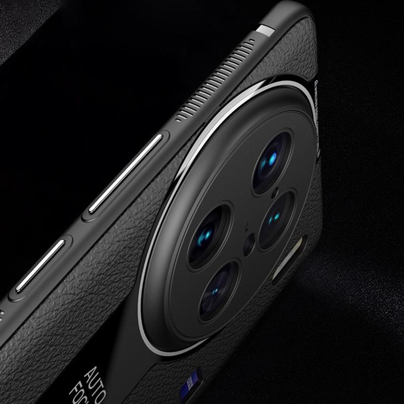 Q.COO Pentru vivo X90 Pro+ 5G Husă de Telefon Rezistentă la Șocuri Piele PU+TPU+Carcasă Spate Acrilică