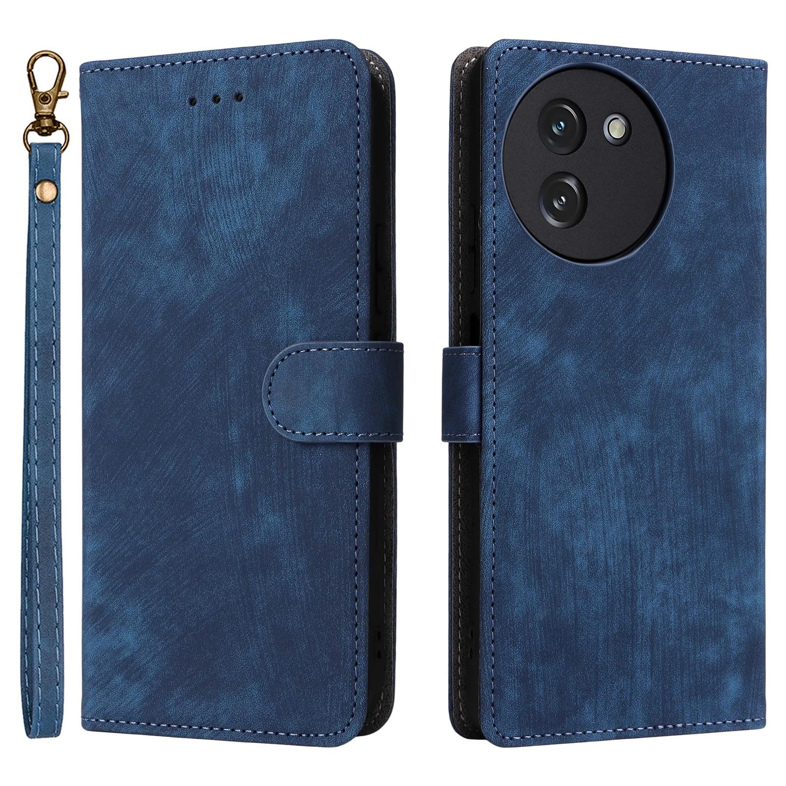 

Для Doogee Note 59/Note 59 Pro Чохол Гаманець RFID Блокування Шкірзамінник Чохол для Телефону Підставка з Ремінцем Purple