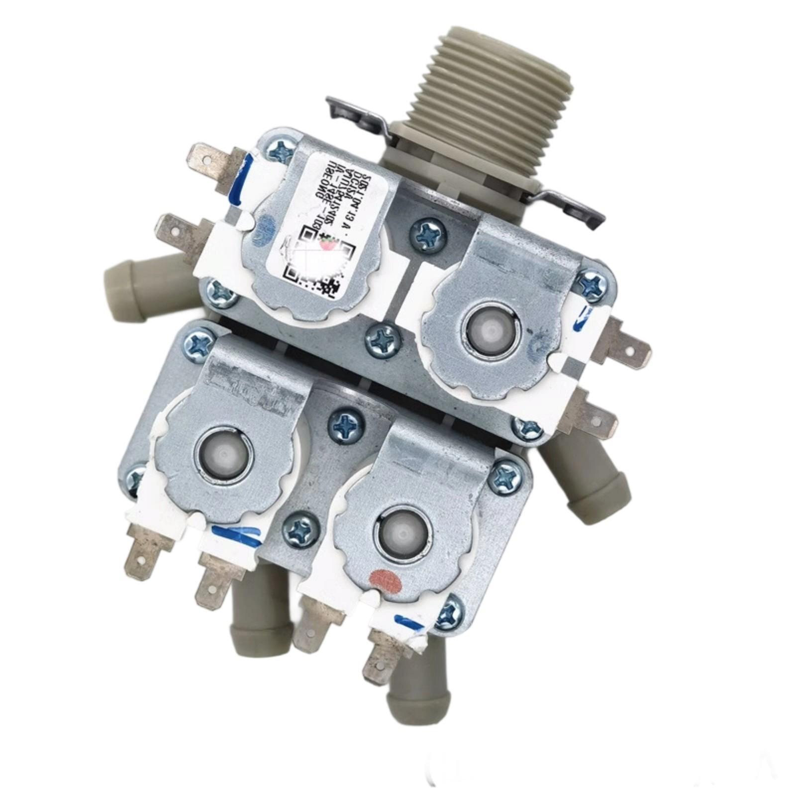 

Plastic Inlet Solenoid Valves DC12V Multiple Water Outlet For Automatic Drum Washer Replacement Parts Accessories 4