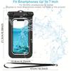 Universal Extra-Large Waterproof Pouch, Underwater Dry Bag For Smart Phones, Waterproof Phone Bag