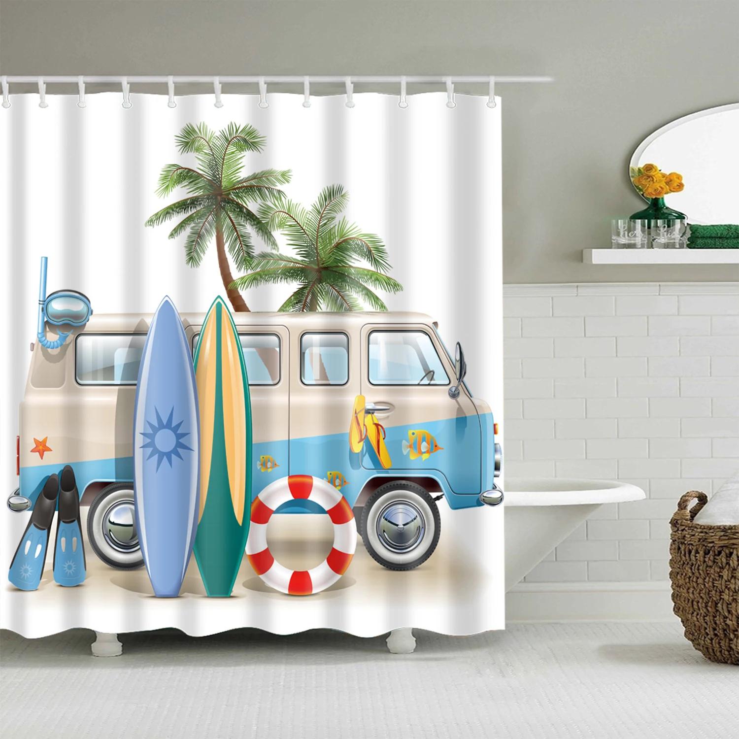 

Animals Horse Cat Deer Landscape Scenery Bathroom Accessories Set Shower Curtain Bath Curtain Waterproof Polyester Frabic Hooks 90*180cm