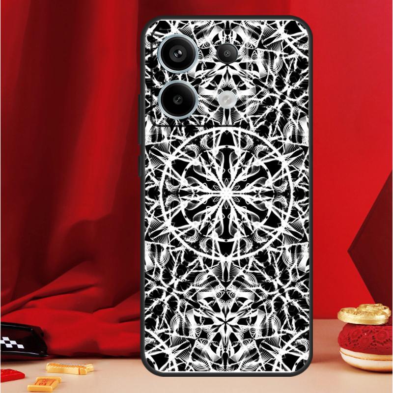 Mandala Pattern Case For Xiaomi Redmi Note 14 12 11 10 13 15 Pro Plus Redmi 15 13 10C 12C 13C 14C 15C Funda