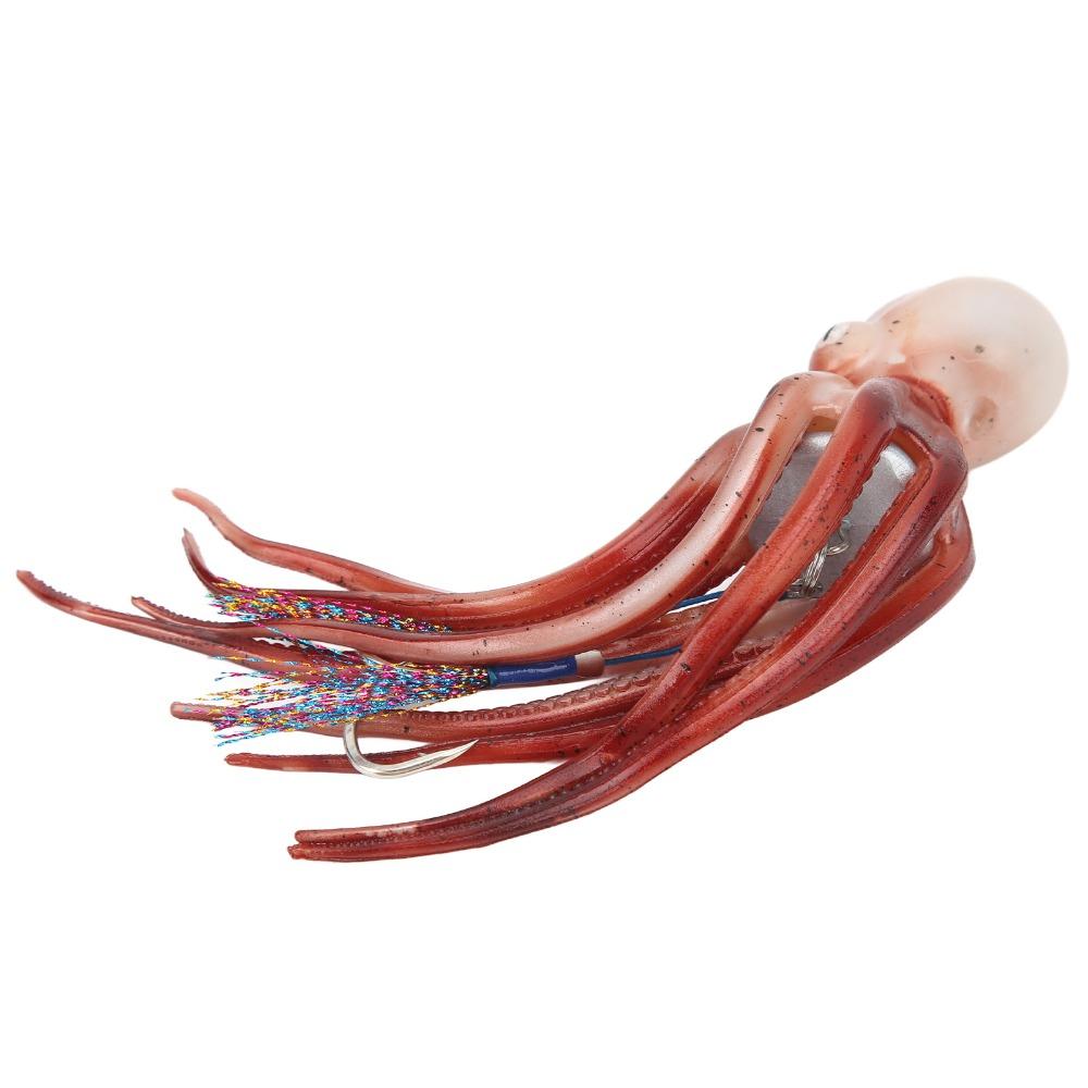 Soft Fishing Squid Bait TPE Fishing Octopus Lure Durable Squid Jig Bait  Saltwater Ocean Fishing