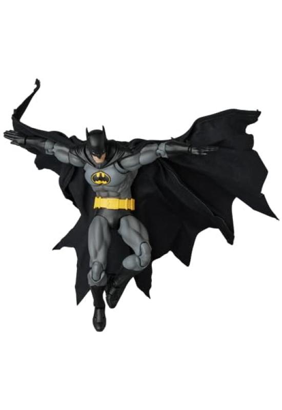MEDICOM TOY MAFEX No. 270 CAVALEIRO CRUZADO BATMAN VERSÃO PRETA. Figura de ação pintada sem escala, aproximadamente 160mm de altura