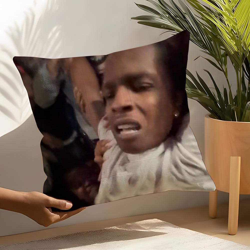 Funny rocky meme Flacko Pillow Case Home Living Room Decoration Linen Pillow Cases Cushion Cover