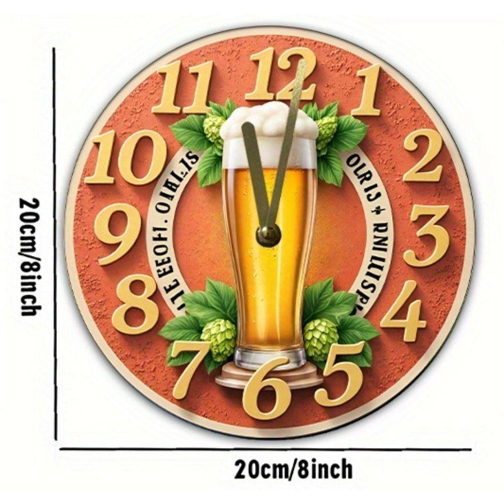Segno in Latta Metallico Birra Decorazione Murale 20x30cm