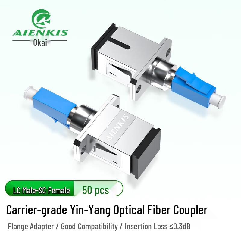 AIENKIS Telecom-Grade Fiber Optic Adapters