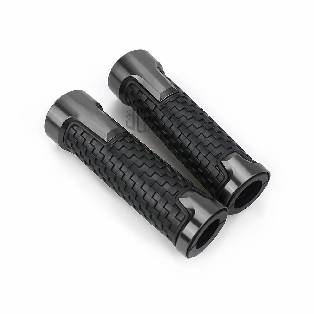 Motorcycle 22mm CNC Aluminum Rubber Gel Handle Bar Grip Hand Grips for Vespa Scooter LT LX GT GTS GTV 300 250 125 200 Sprint 150