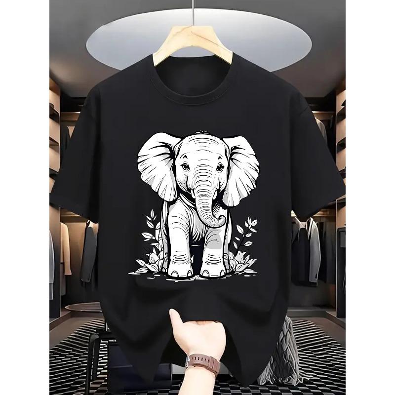 Europese maten Zomer Heren Mode Patroon Korte Mouw T-shirt met Letterprint