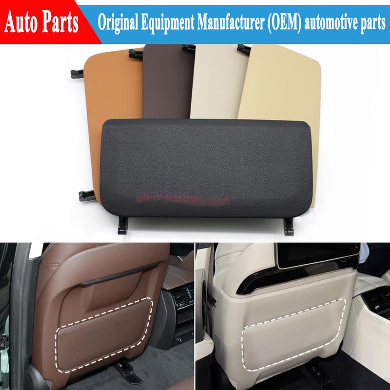 For BMW 5 6 7 Series G30 G31 G32 G11 G12 520 525 528 630 740 Car Seat Back Panel Leather Backrest Storage Pocket Cover