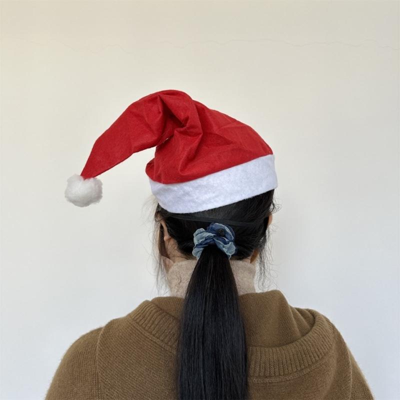 Santa Mask Costume Christmas Santa Costume Accessories for Christmas Party, Santa Mask Costume with Santa Hat and Beard