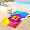 Radiant tropical bloom Print beach towel, quick drying, suitable for travel, outdoor sports, jogging, the beach and swimming, gift