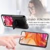 Luxus Leder Kartenfach Ständer Halter Faltbare Hülle Für Motorola Razr 60 50 Ultra 40 Harte PC Stoßfest Matte 2-teilige Handyhülle
