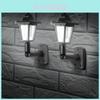 Lâmpada Hexagonal Solar Vintage Iluminação Led Para Decoração de Pátio e Jardim Ip55