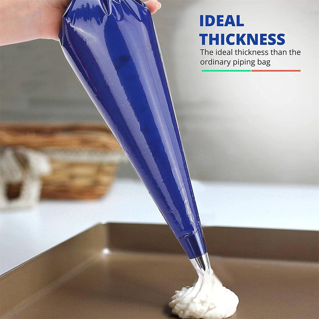 22/50 ks Jednorázové protipraskací cukrářské sáčky Zesílené sáčky na těsto Sáčky na polevu na sušenky pro zdobení dortů a dezertů
