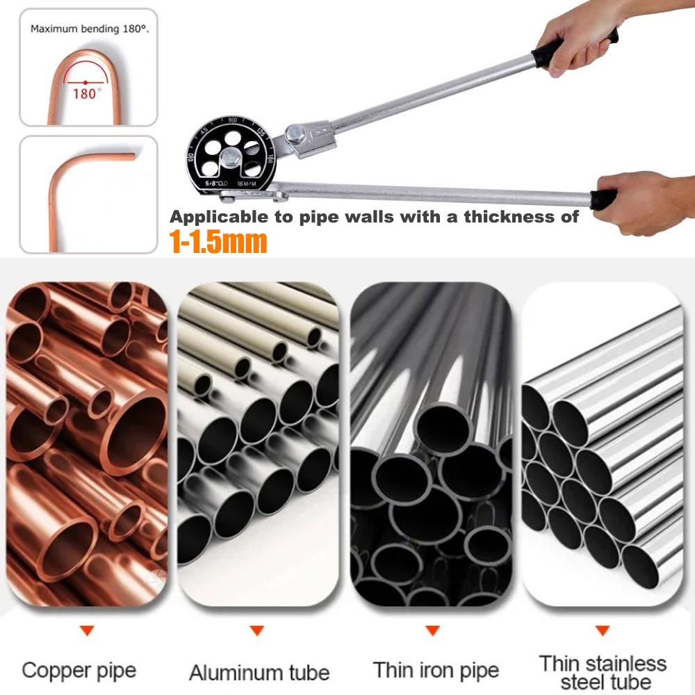 5/8'' 16mm O.D Tubing Manual Pipe Bender for Copper Tube/Aluminum Tube/Thin Iron Tube/ Thin Stainless Steel Tube