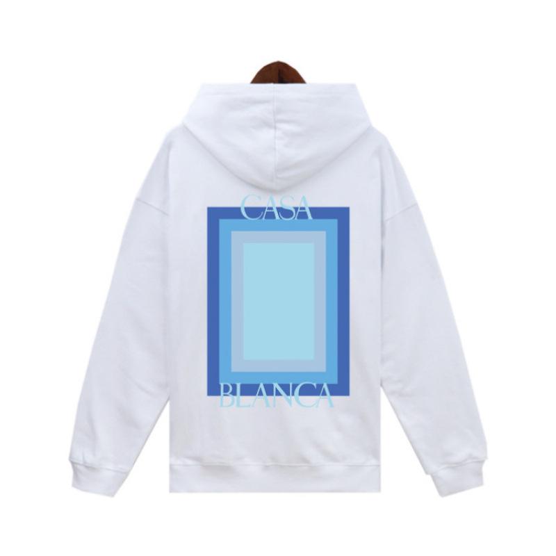 Casablanca Autumn/Winter Terry Cloth Hoodie with Letter Color Print