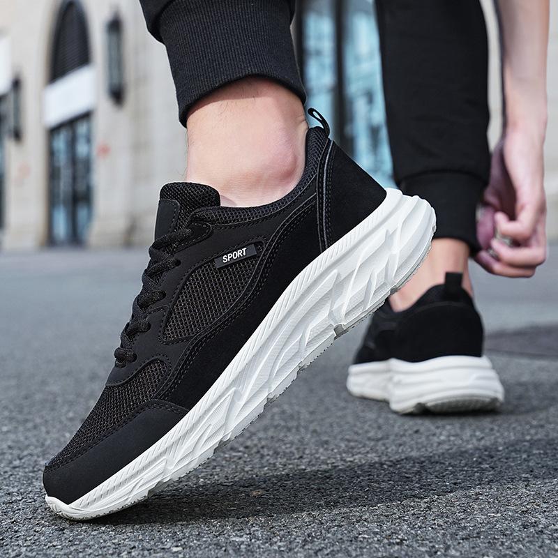 Autumn and winter mesh independent station large size shoes men's sports and leisure sports shoes