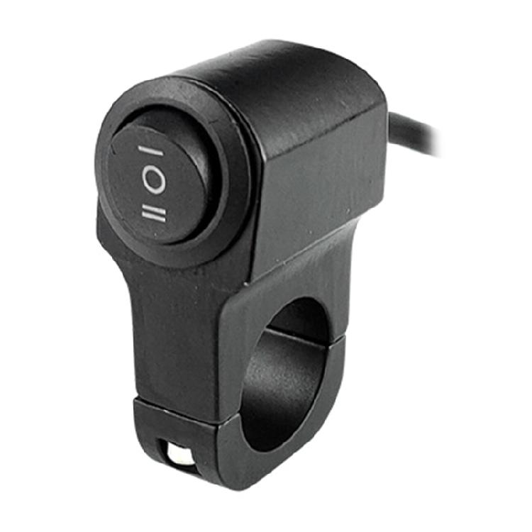 

7/8in Motorcycle Handlebar Headlight ON/OFF Switch Scooter ATV Spotlight Switch 1 чорний