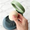 Conjunto de Faca para Frutas e Cortador de Ovos com Lâmina Oculta Cortador de Frutas para Morangos Tomates Lavável na Máquina de Lavar Louça Ferramenta Essencial de Cozinha para Saladas Café da Manhã