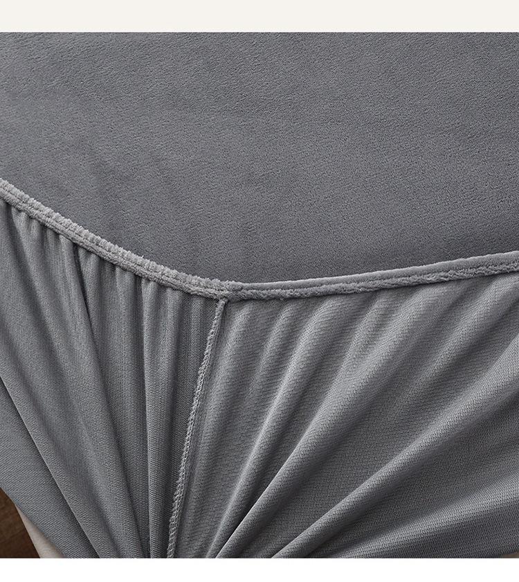 Winter Velvet Fitted Baby Sheet Set - Thick, Flocked, Non-slip, Warm Milk Velvet Sheet & Pillowcase Cover