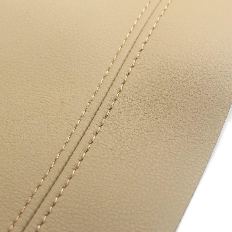 Beige Center Armrest Leather Cover For Lexus ES350 2007 2008 2009 Car Central Armrest Box Panel Skin Cover Sticker Trim