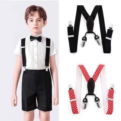 Vintage Stil Hosenträger Kleinkinder Elastische Polyester Hosenträger Tägliche Kleidung mit Flexiblen Bundbefestigungen