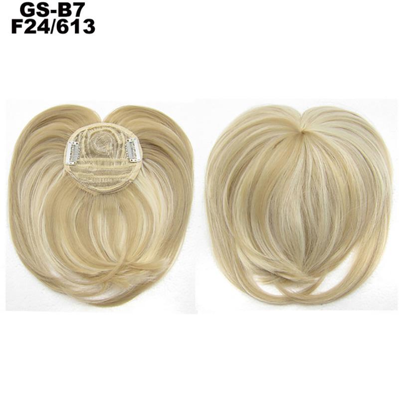 Hair Bangs Blunt-Bang Clip On Hair Extension False Fringe Women's Hairpieces