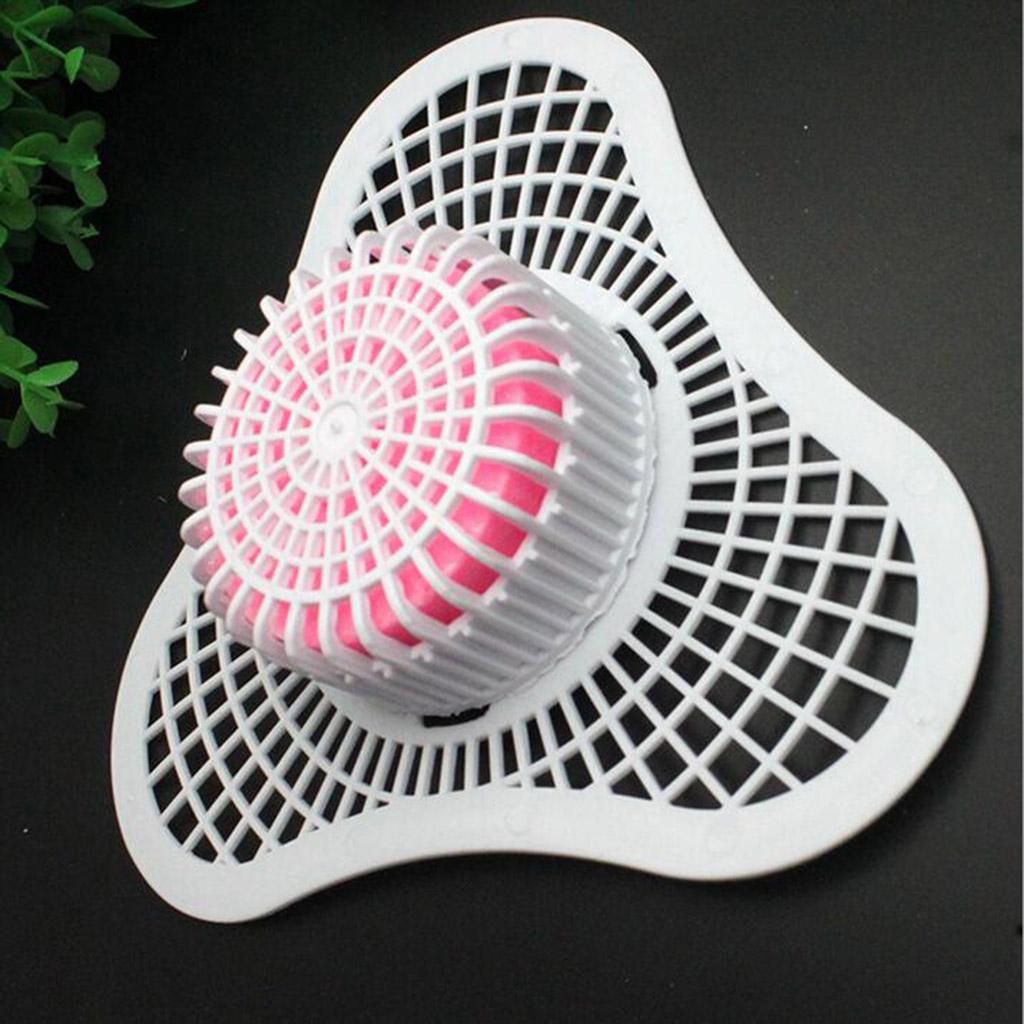 Toilet Triangular Deodorant Block Urinal Screen W/ Fragrance