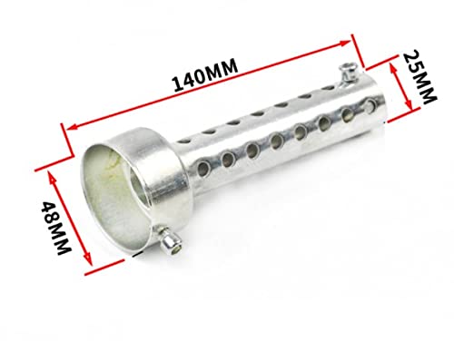HZ-MONSTAR Bike Muffler Inner Silencer Diameter 48mm Set of 2