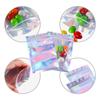 100pcs Holographic Resealable Mylar Bags Ziplock Candy Suger Tee Jewelry Beauty Storage Bag