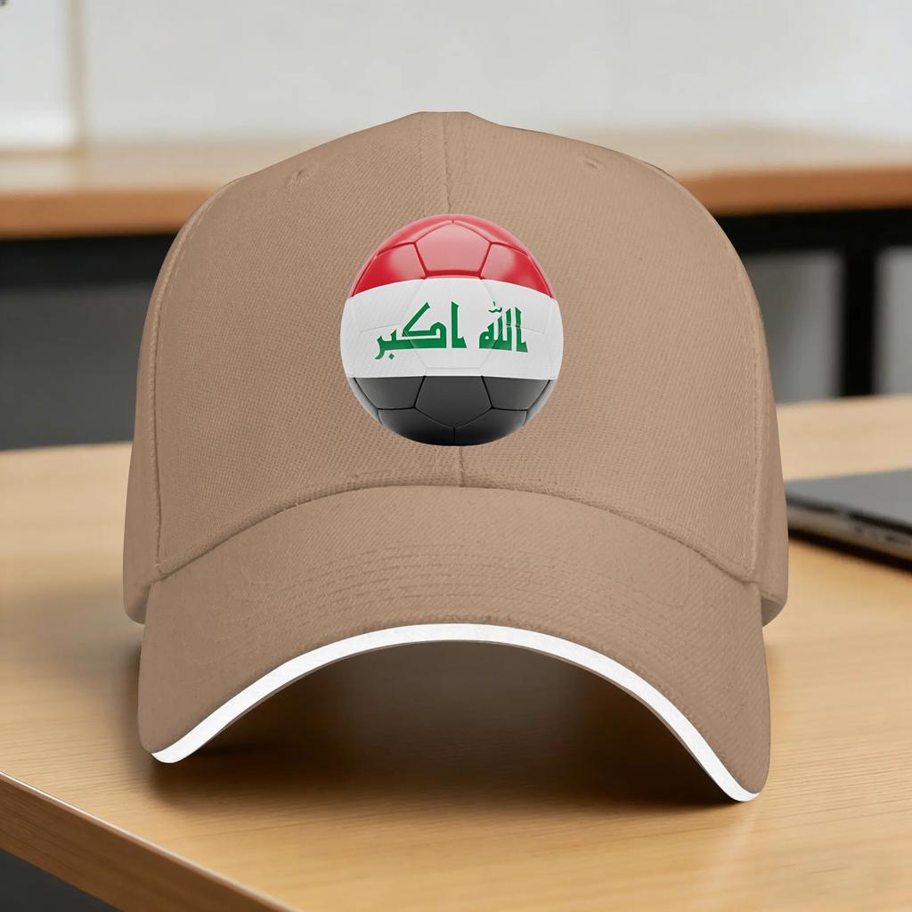 Summer Iraq Flag Iraqi Baseball Cap Soccer Kpop Rock Casual Design Sun Trucker Hat Unisex Adult SunProof Baseball Caps
