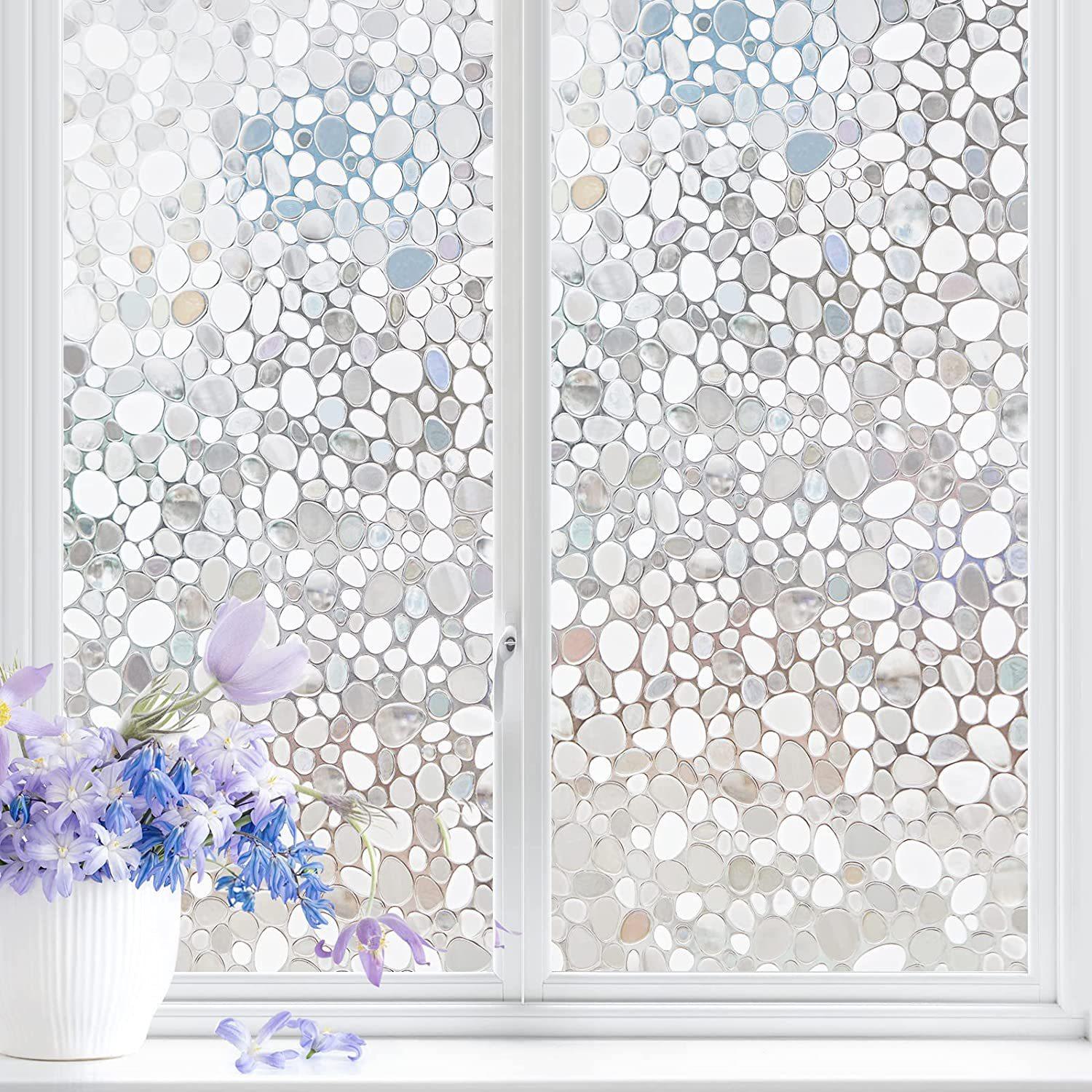 

Защитная пленка для окон 40x300 см, декоративные наклейки на окна, оконные покрытия с УФ-защитой, статические клейкие неклейкие наклейки на дверные окна A001