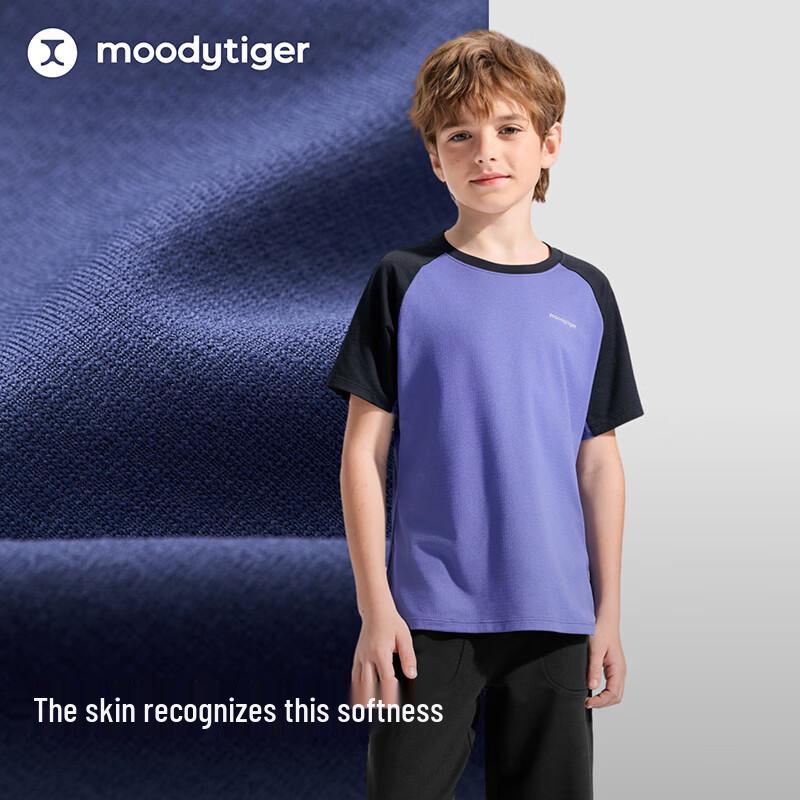 Moodytiger Kids' Sport Casual Short-Sleeve T-Shirt