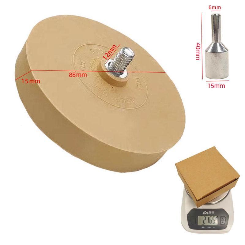 Yunbei 4-Inch Pneumatic Adhesive Removal Eraser Wheel with Grinding Head